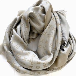 Louis Vuitton Monogram Shine Shawl M75121